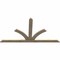Ekena Millwork Richland Rough Sawn Timber Gable Bracket, Douglas Fir, 108"W x 58"H x 2"D x 6"F, 13/12 Pitch GBW108X58X0206RIC00RDF - alternate 5